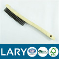 (7455) steel wire brush with wooden handle from Lary brush